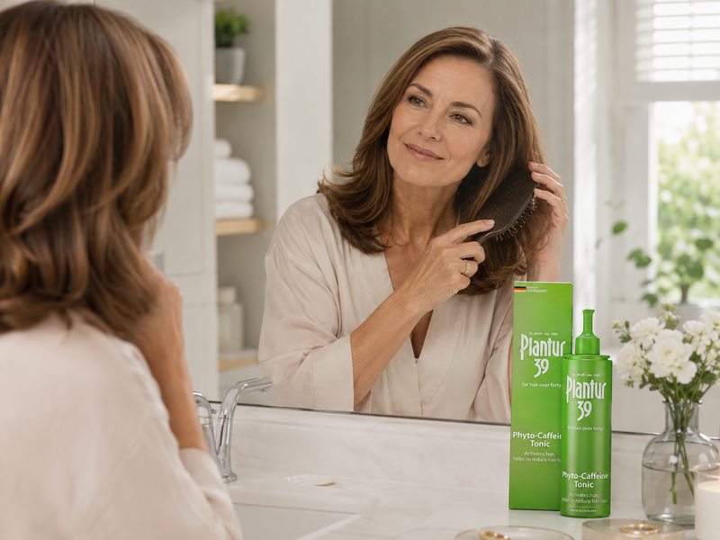 Plantur 39 Phyto‑Caffeine Tonic (200ml) - Daily Scalp Hair Strengthening Leave‑In Tonic