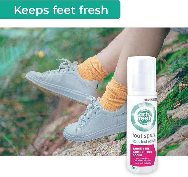 PediTech Acti Fresh Foot Odour Spray - 100ml