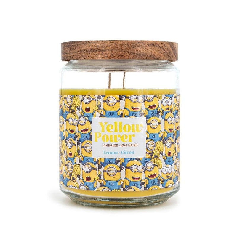 Minions Large Candle  Yellow Power Lemon - 510g