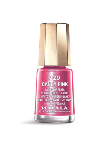 Mavala Candy Pink (no.129) Pearl Nail Colour - 5ml