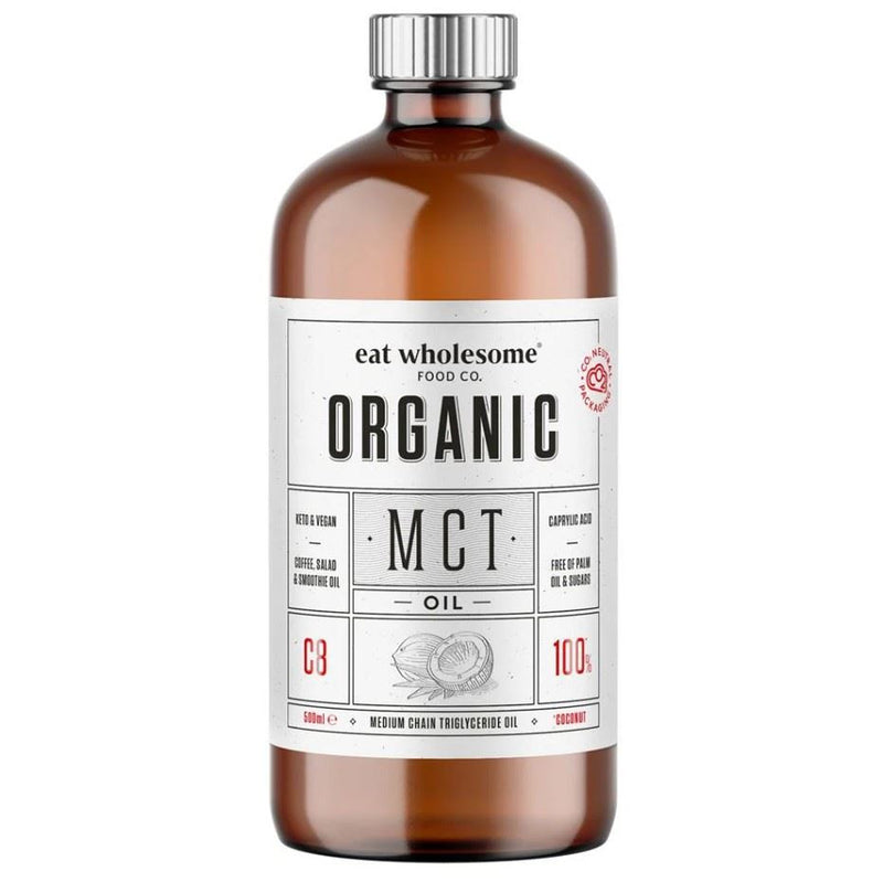 Eat Wholesome Organic MCT Oil C8-60% - 500ml