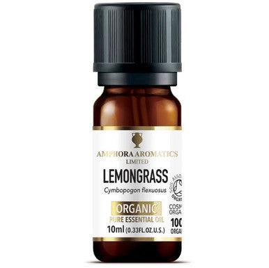 Amphora Aromatics Lemongrass Organic Essential Oil - 10g