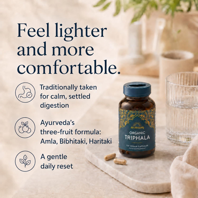 Ayurvediq Wellness Organic Triphala - 120 Capsules