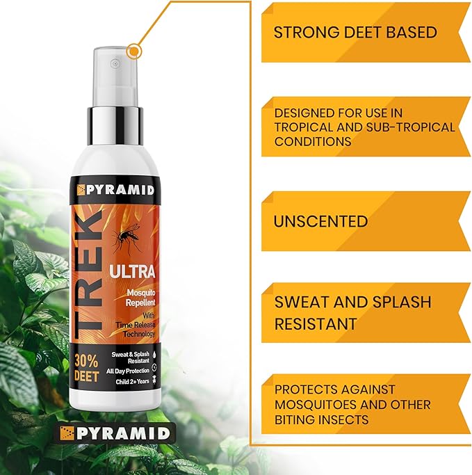 Trek Ultra Deet Insect Repellent (100ml) - Travel & Outdoor Protection