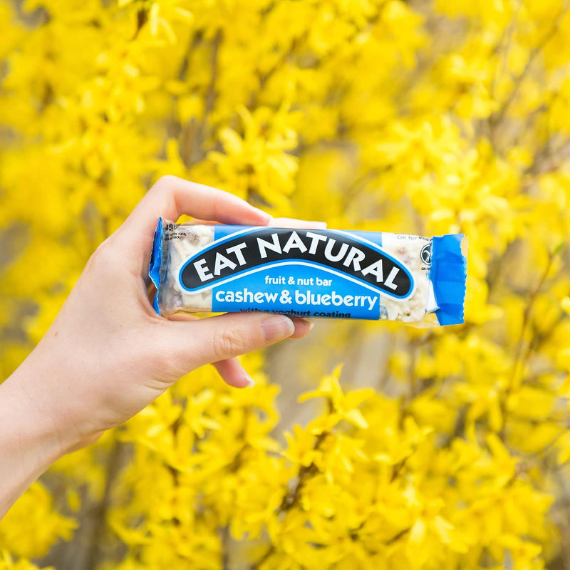 Eat Natural Yoghurt Cashew & Blurberries Bar - Pack of 12 x 45g (1 Box)