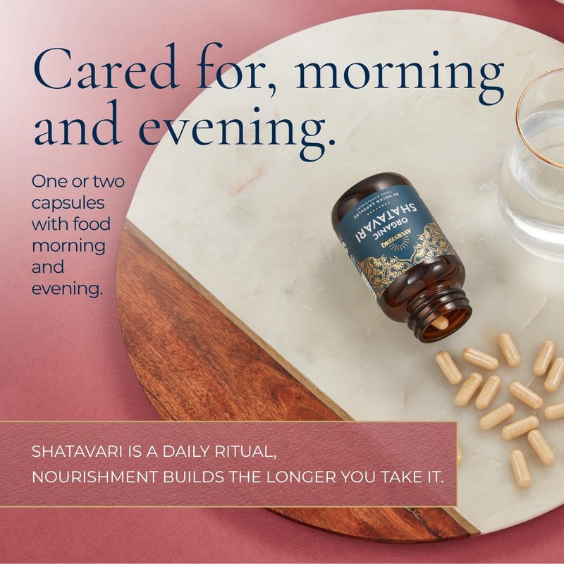 Ayurvediq Wellness Organic Shatavari - 120 Capsules
