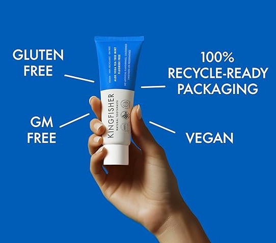 Kingfisher Aloe Vera Tea Tree Mint Toothpaste (Fluoride Free) - 100ml