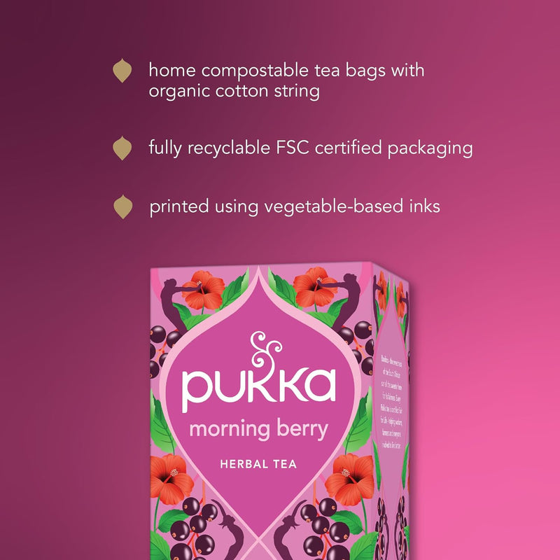 Pukka Morning Berry Tea - 20 Sachets