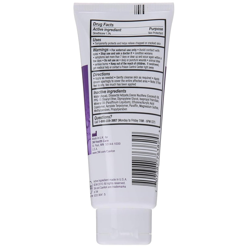 Cavilon Durable Barrier Cream - Long-Lasting Skin Protection - 92g