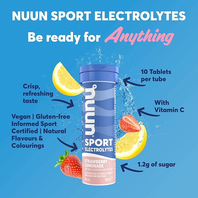 Nuun Sport Electrolytes Strawberry Lemonade Effervescent - 10 Tablets
