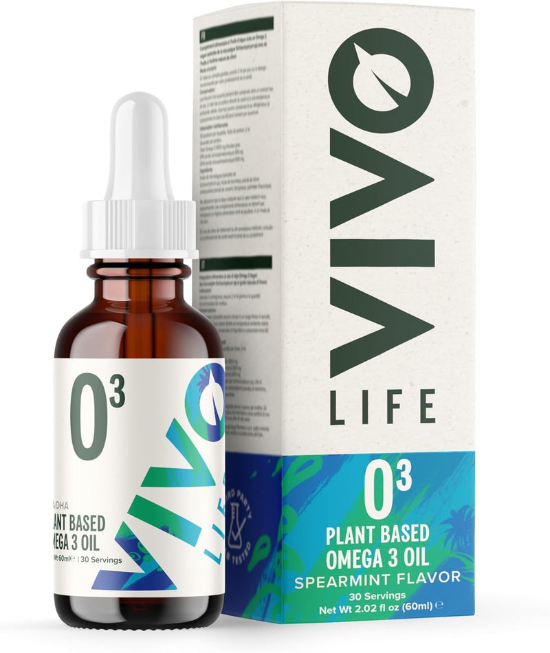 Vivo Life Omega 3 Plant Based Liquid Spearmint - 60ml