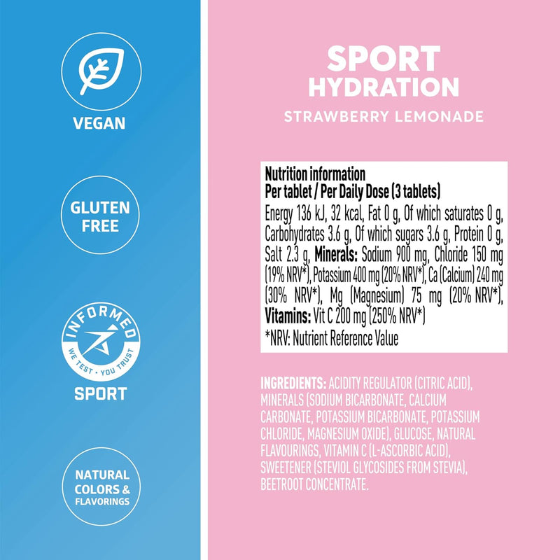 Nuun Sport Electrolytes Strawberry Lemonade Effervescent - 10 Tablets