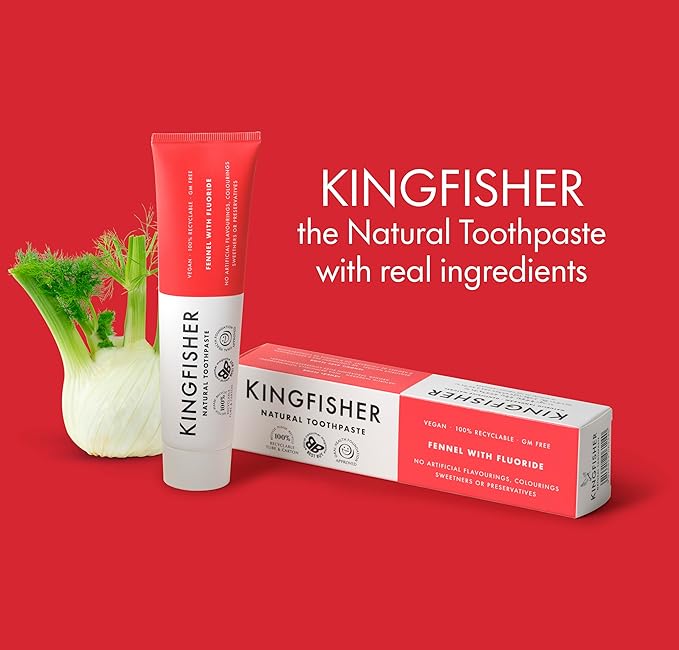 Kingfisher Toothpaste Fennel with Fluoride – 100ml