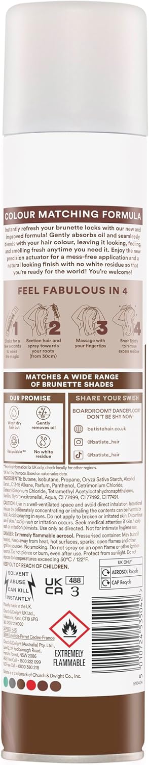 Batiste Dry Shampoo Medium Brunette - 200ml