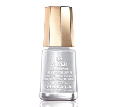 Mavala Silver (no.38) Pearl Nail Colour - 5ml