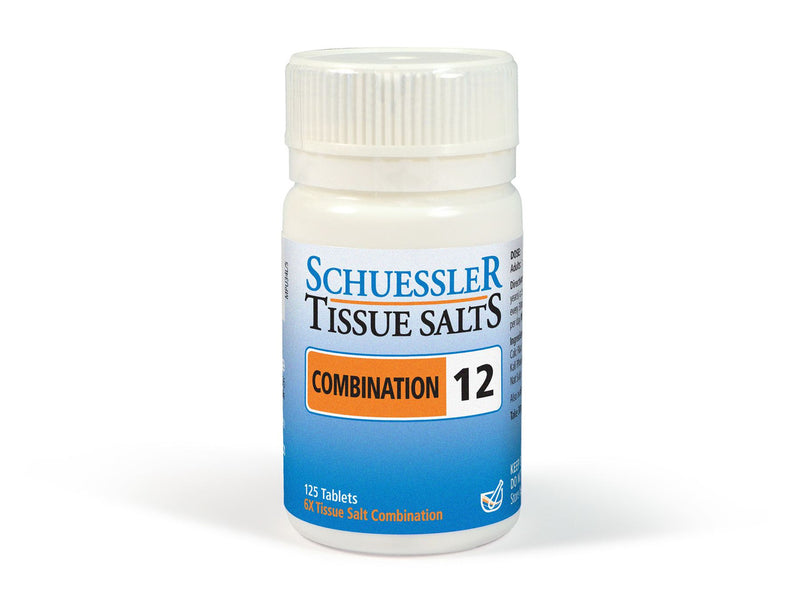 Schuessler Tissue Salts Combination 12 - 125 Tablets