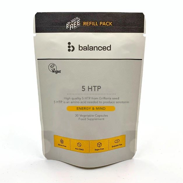 Balanced 5 HTP Refill Pouch - 30 Veg Caps