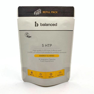 Balanced 5 HTP Refill Pouch - 30 Veg Caps