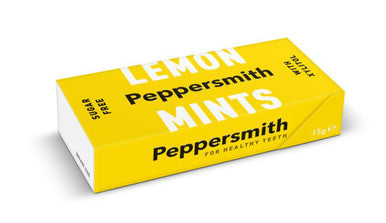 Peppersmith Mints Lemon - 15g (Pack of 12)
