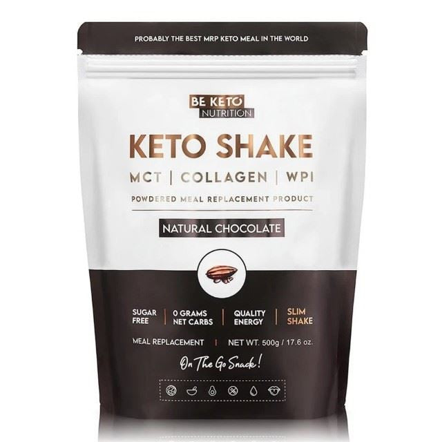 BeKeto Diet Keto Shake Natural Chocolate - 500g