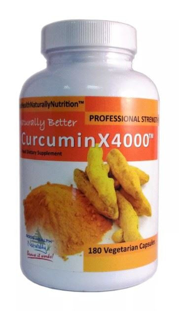 Good Health Naturally Curcumin X4000 with Fenugreek Seed Extract - 180 Caps