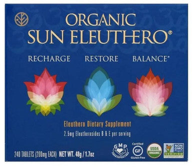 Sun Eleuthero Tablets - 240 Tablets