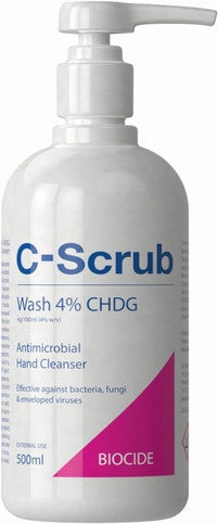 C-Scrub Antimicrobial Hand Cleanser - 500ml
