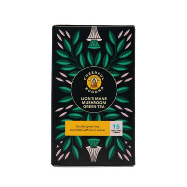 Cheerful Buddha Lion's Mane Green Tea - 15 Teabags