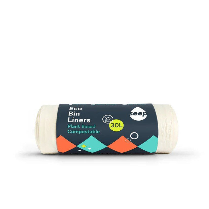 Seep 30L Compostable Bin Liners - 25 Bags