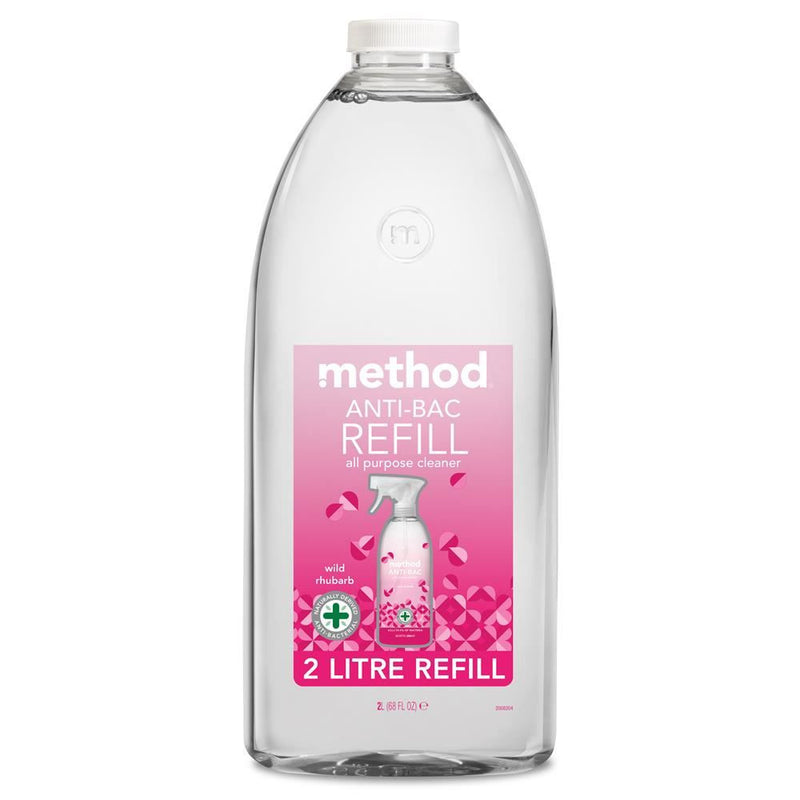 Method Anti-Bac All Purpose Cleaner Wild Rhubarb Refill - 2L