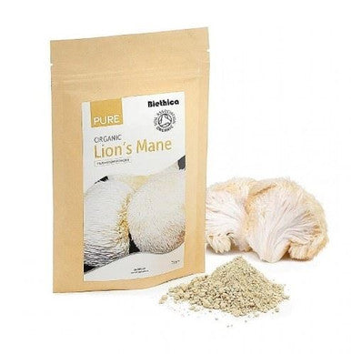 Biethica Organic Lions Mane Mushroom Powder - 75g