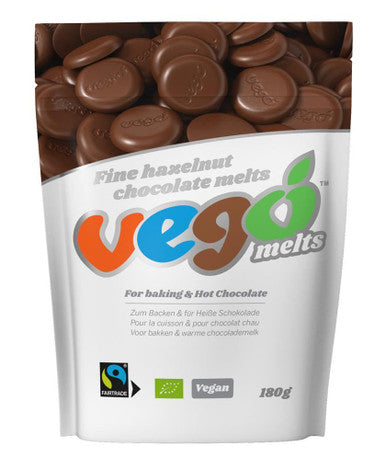 Vego Fine Hazelnut Chocolate Melts - 180g