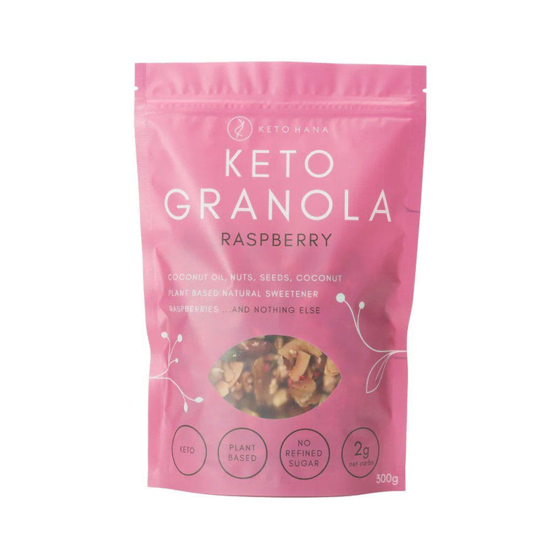 Keto Hana Raspberry Keto Granola - 300g