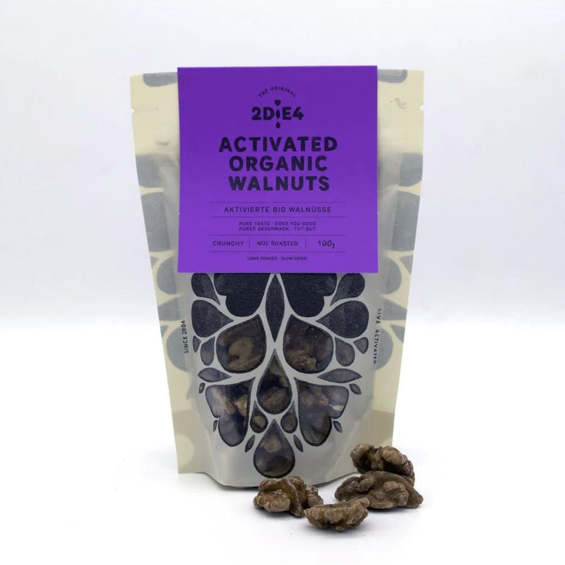 2DiE4 Activated Organic Walnuts - 100g