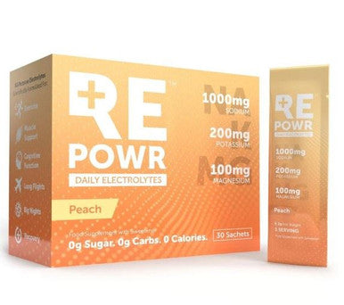 REPOWR Daily Electrolytes Peach 30 Sachets