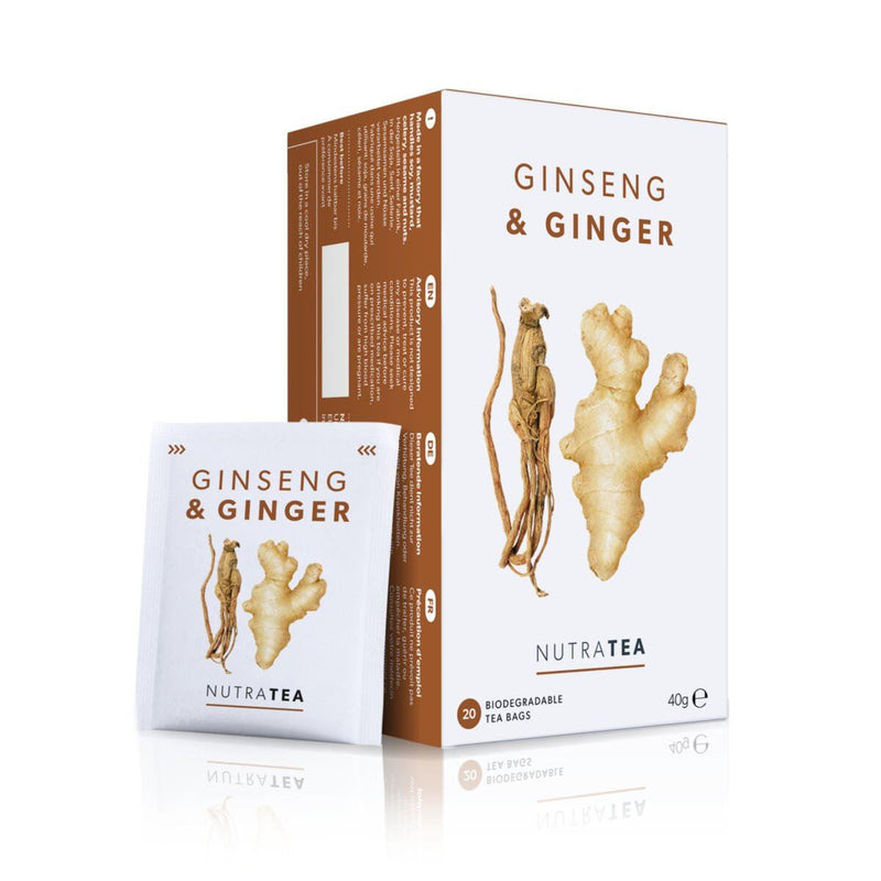 NutraTea Ginseng & Ginger - 20 Tea Bags