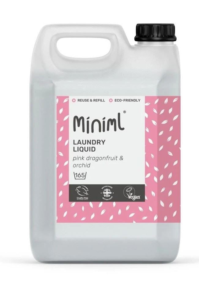 Miniml Pink Dragonfruit & Orchid Laundry Liquid Refill - 5L