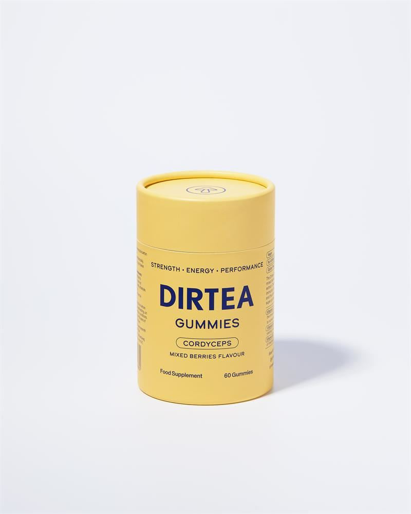 Dirtea Cordyceps Performance Gummies Mixed Berries Flavour - 60 Gummies