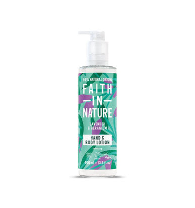 Faith in Nature Lavender & Geranium Hand & Body Lotion - 400ml