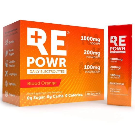 REPOWR Daily Electrolytes Blood Orange 30 Sachets