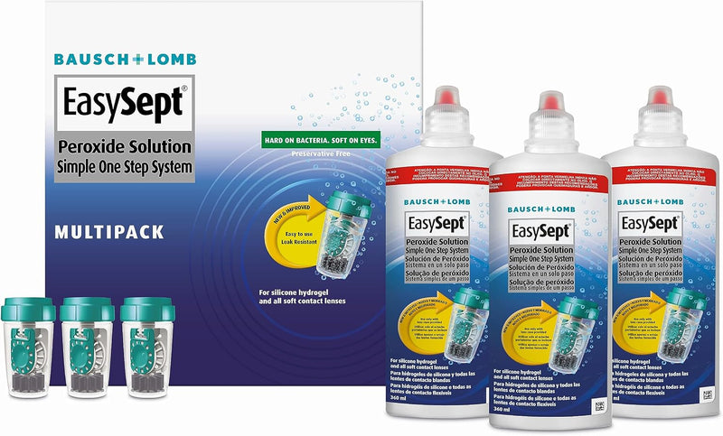 Bausch and Lomb EasySept 3x360ml - 3 Month Supply