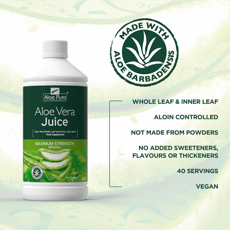 Aloe Pura Aloe Vera Juice - 1000ml