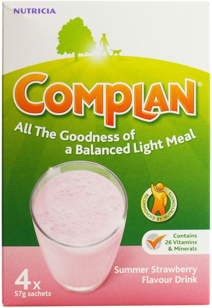 Strawberry Flavour Nutritional Drink 4 x Sachets