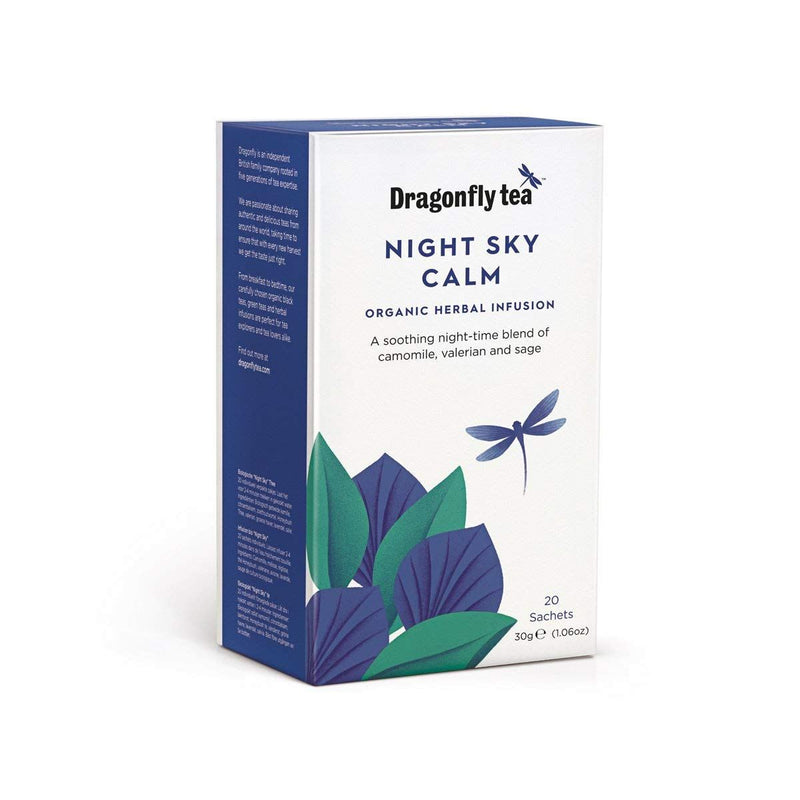 Dragonfly Tea Organic Night Sky Calm - 20 Sachets