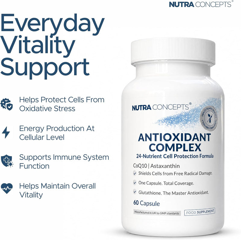 Nutraconcepts Antioxidant Complex – 60 Vegetable Capsules