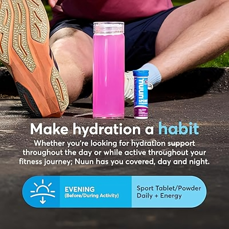 Nuun Sport Electrolytes Tri-Berry Effervescent - 10 Tablets