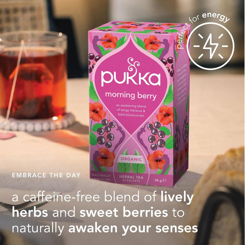 Pukka Morning Berry Tea - 20 Sachets