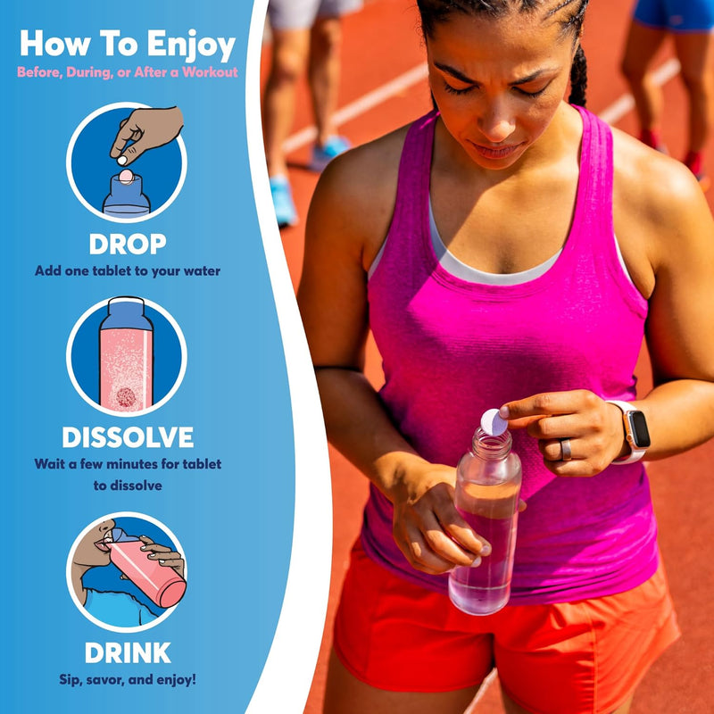 Nuun Sport Electrolytes Strawberry Lemonade Effervescent - 10 Tablets