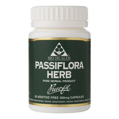 Bio Health Passiflora Passion Flower 300mg - 60 Capsules