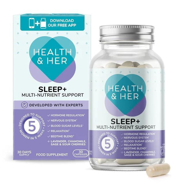 Health & Her Sleep+ Supplement - 30 Capsules